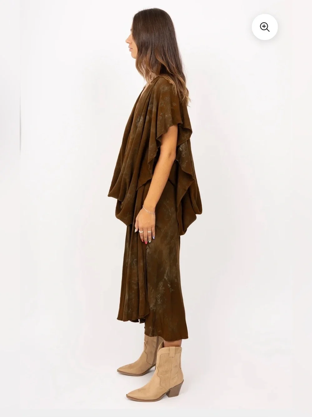 Kin Amora Desert Dweller Dress Fringe Moroccan Resort Travel Dress One Size Boho - Picture 15 of 16